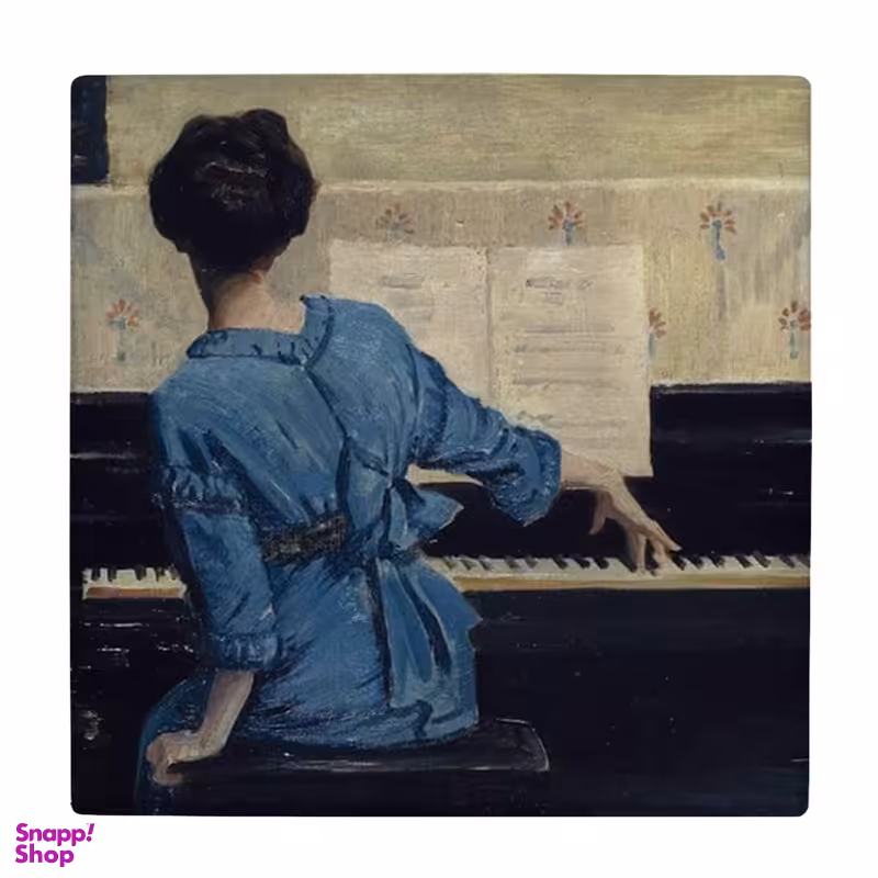 زیر لیوانی طرح بانوی ژاپنی پیانیست کد 3415514_1076
