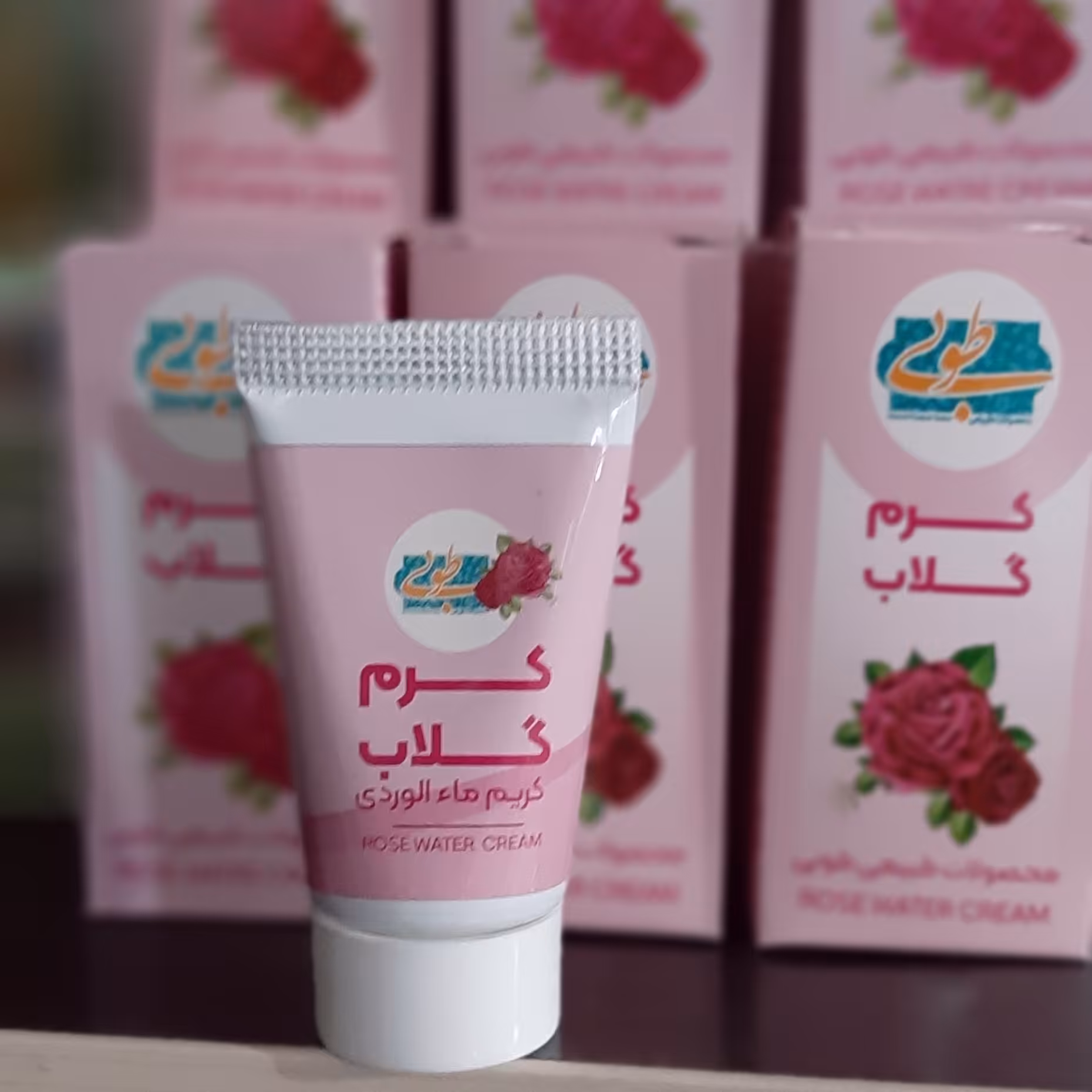 کرم گلاب تیوپی 40 گرمی دست ساز طوبی