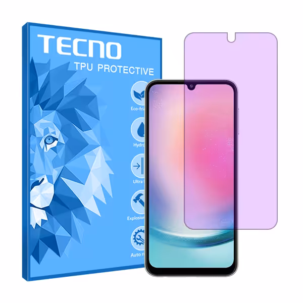 گلس سامسونگ Galaxy A24 4G مدل آنتی پرپل برند تکنو کد S