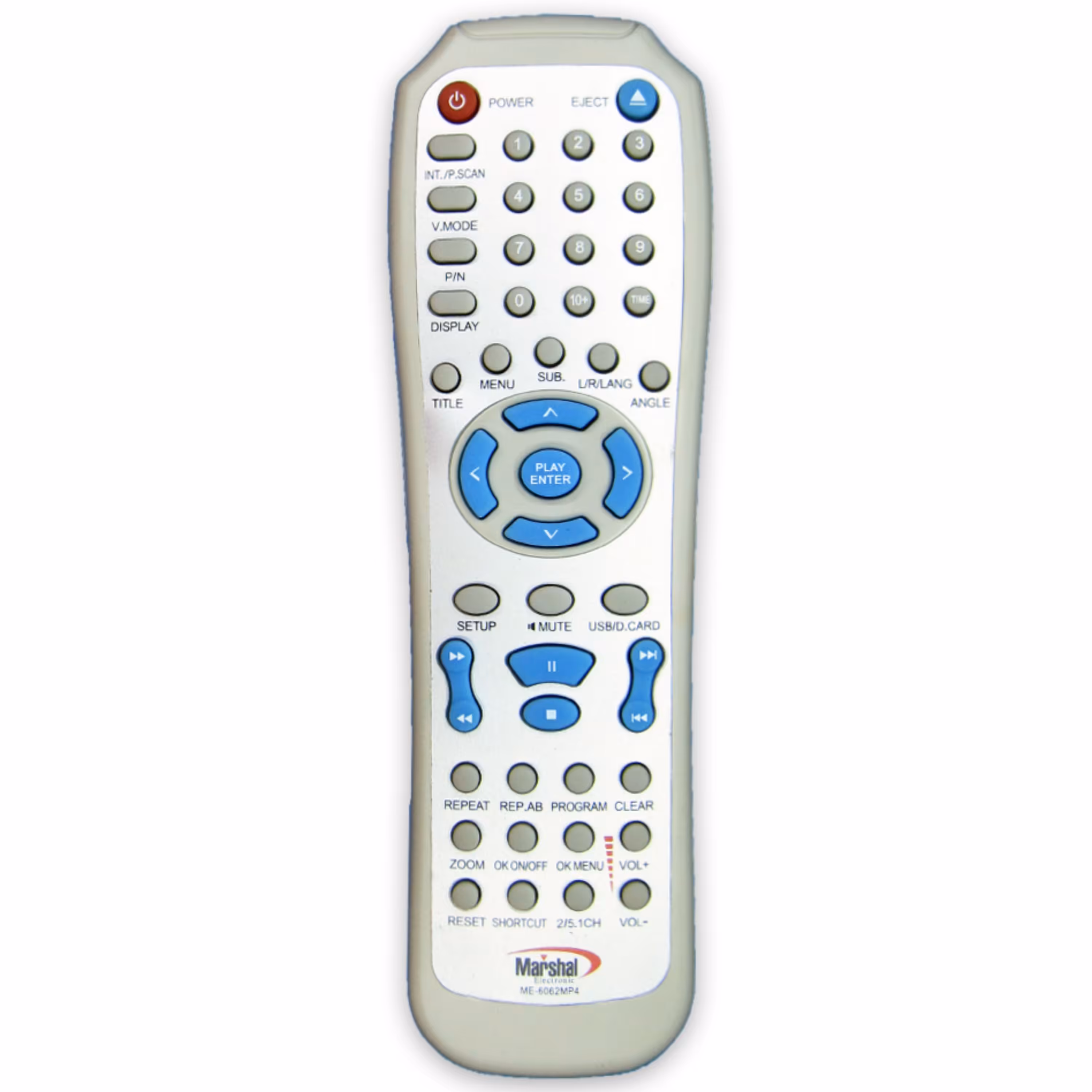 کنترل دی وی دی مارشال MARSHAL DVD  مدل ME-6062MP4