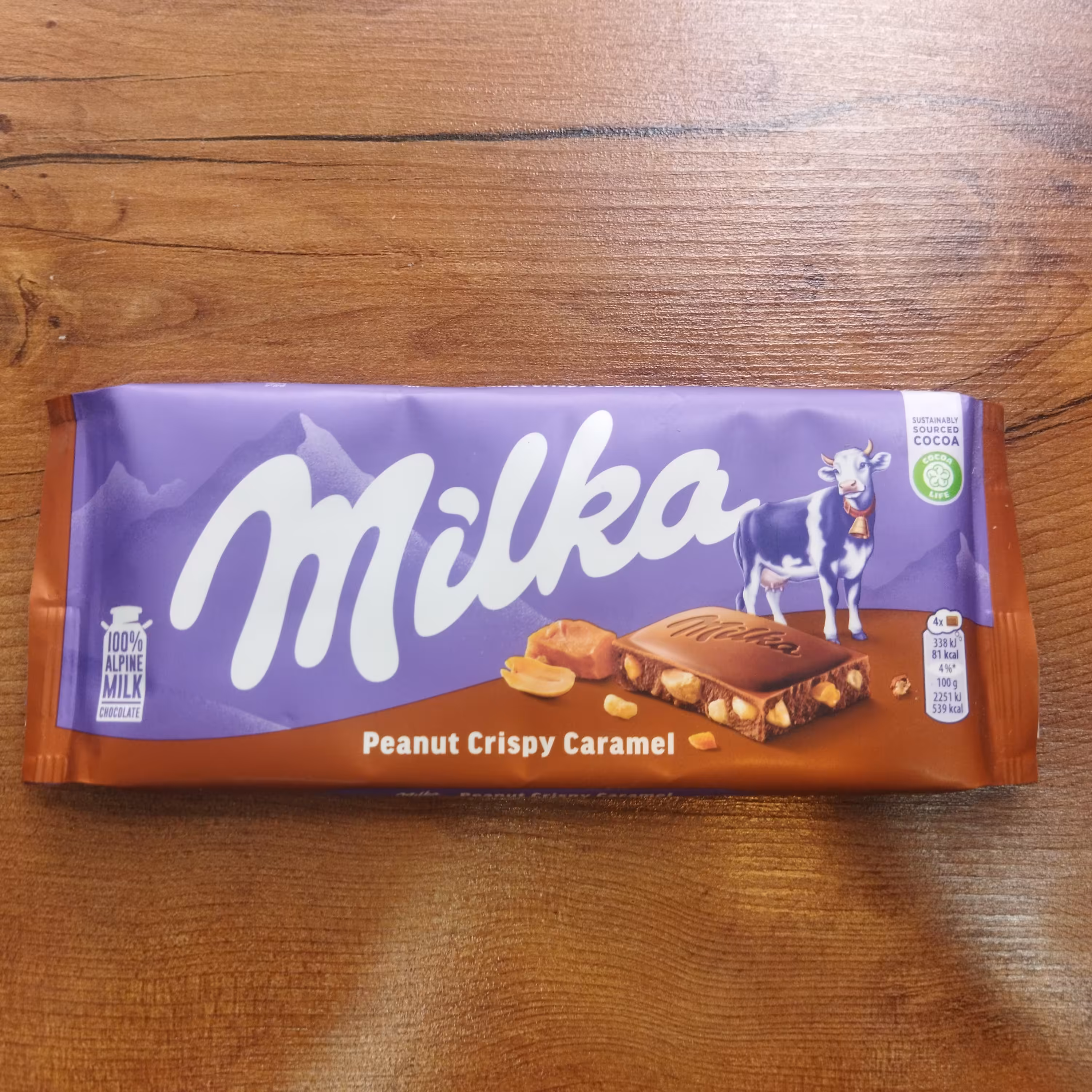 شکلات تابلت میلکاکریسپی