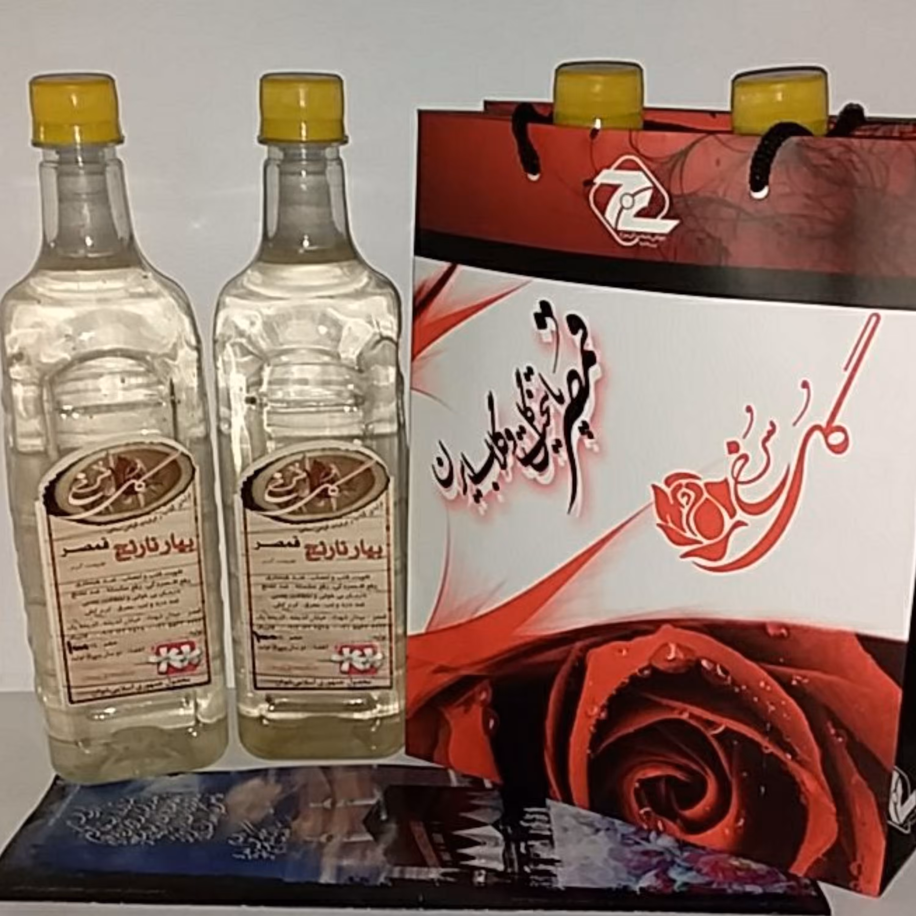 عرق 4گیاه اعصاب قمصر کاشان 2لیتر با کیفیت خاص و تولید سفارشی و سنتی