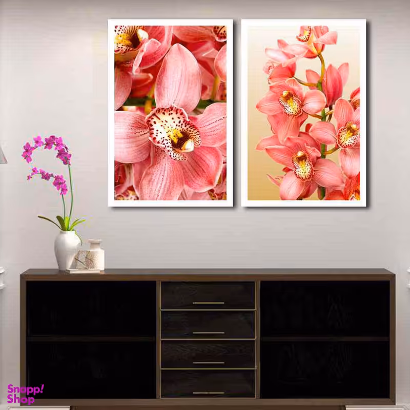 تابلو بکلیت طرح گل مدل W-186