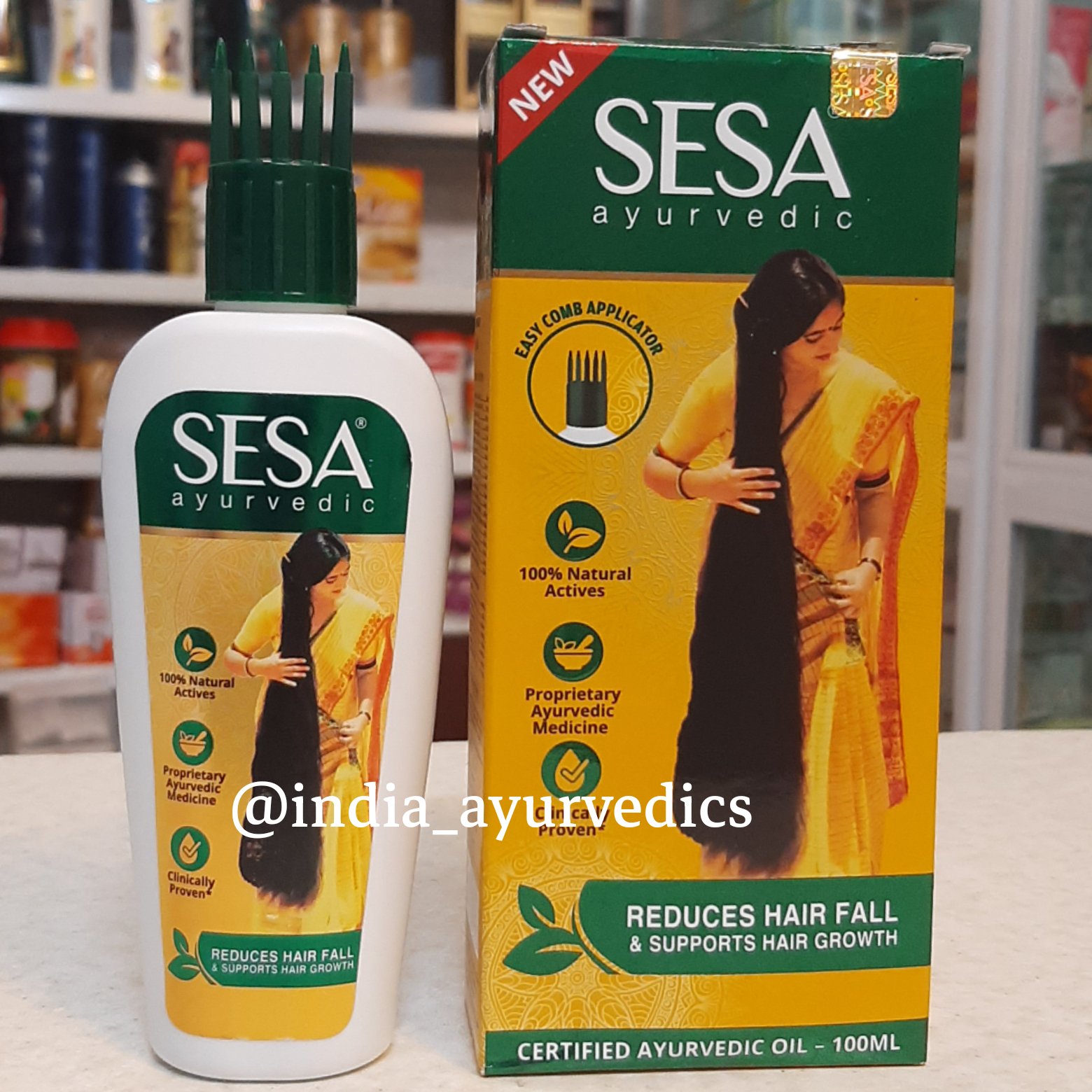 روغن 18 گیاه هندی100میل،افزایش رشد مو،تقویت کنتده مو،افزایش طول مو  ساخت هند