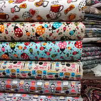 پارچه آشپزخانه پنبه دستمالی متری طرح انتخابی 2