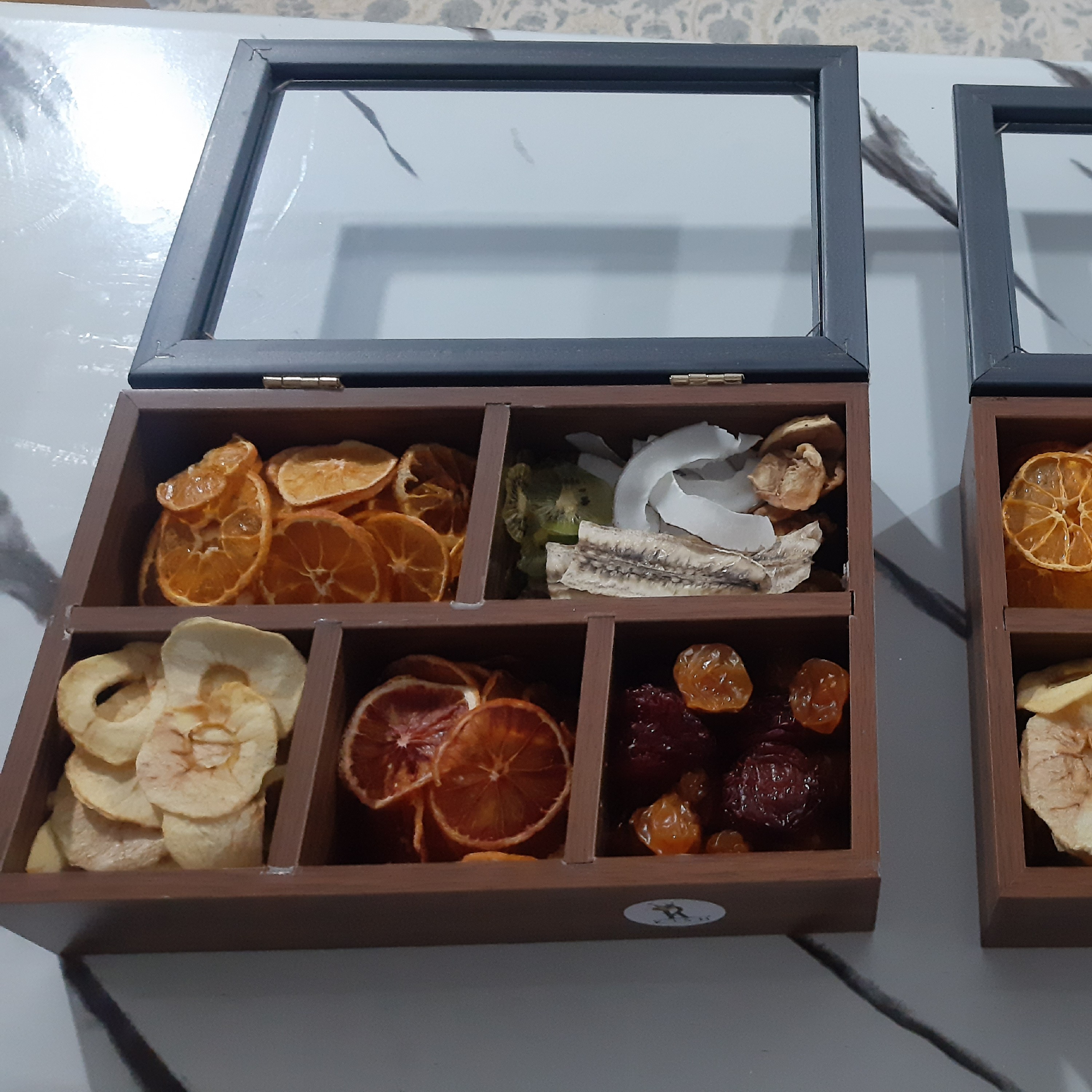 جعبه چوبی تی بگ 5 تایی