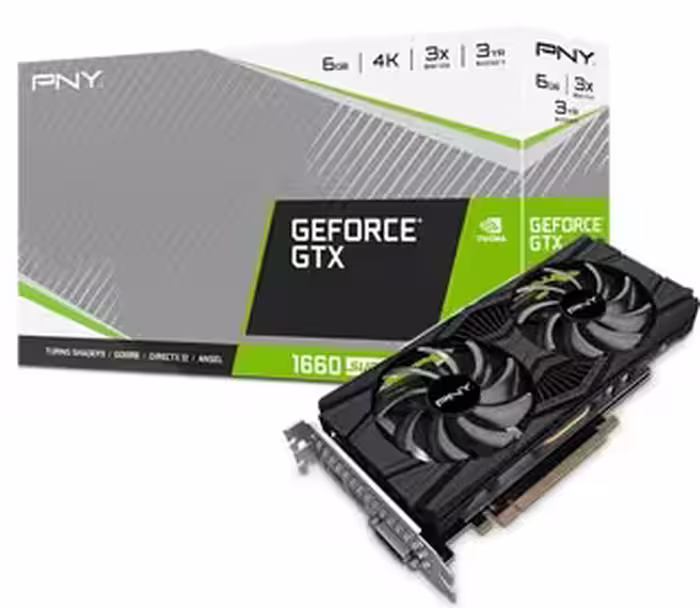 کارت گرافیک پی ان وای مدل GeForce® GTX 1660 SUPER™ Dual Fan با حافظه 6 گیگابایت