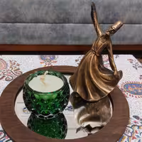 شمع گوی سبز. شمع کاسه ای سبز