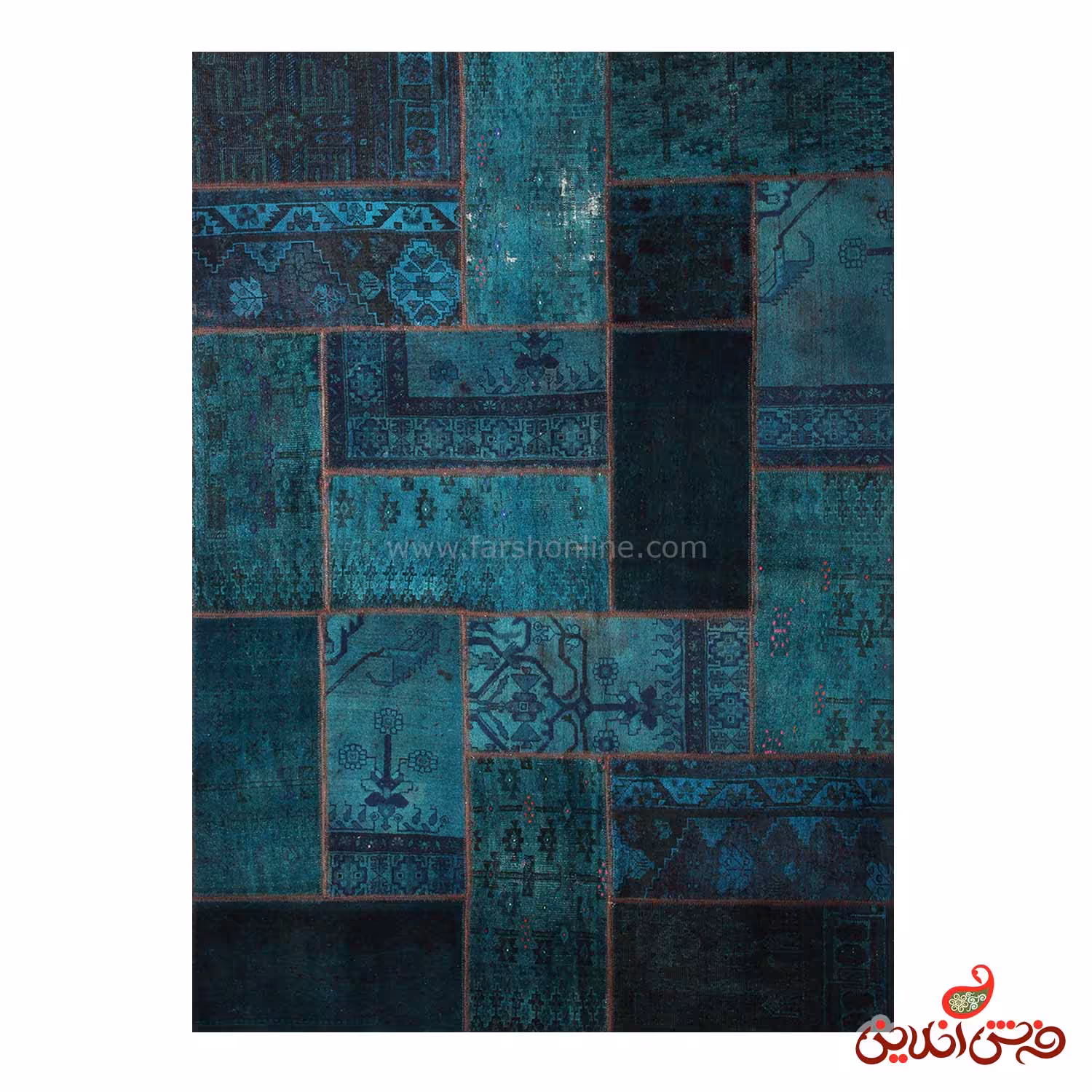 فرش دستباف کلاژ کد 5049