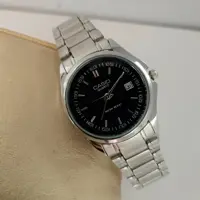  ساعت کاسیو بنداستیل نقره ای صفحه مشکی

