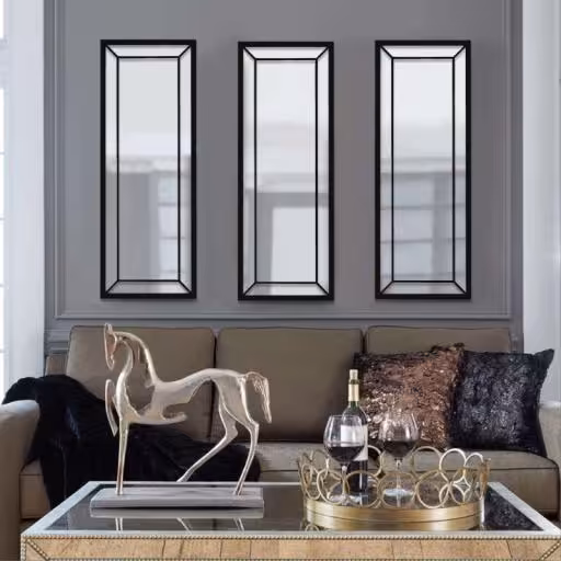 آینه الف مدل  قدی طرح کیمیا مجموعه 3 عددی