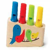 فلوت چوبی کودک rainbow pan flute hape 1025