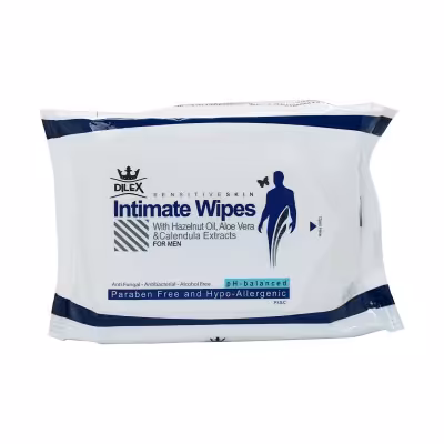دستمال مرطوب بهداشتی مخصوص آقایان دایلکس 20 عددی
