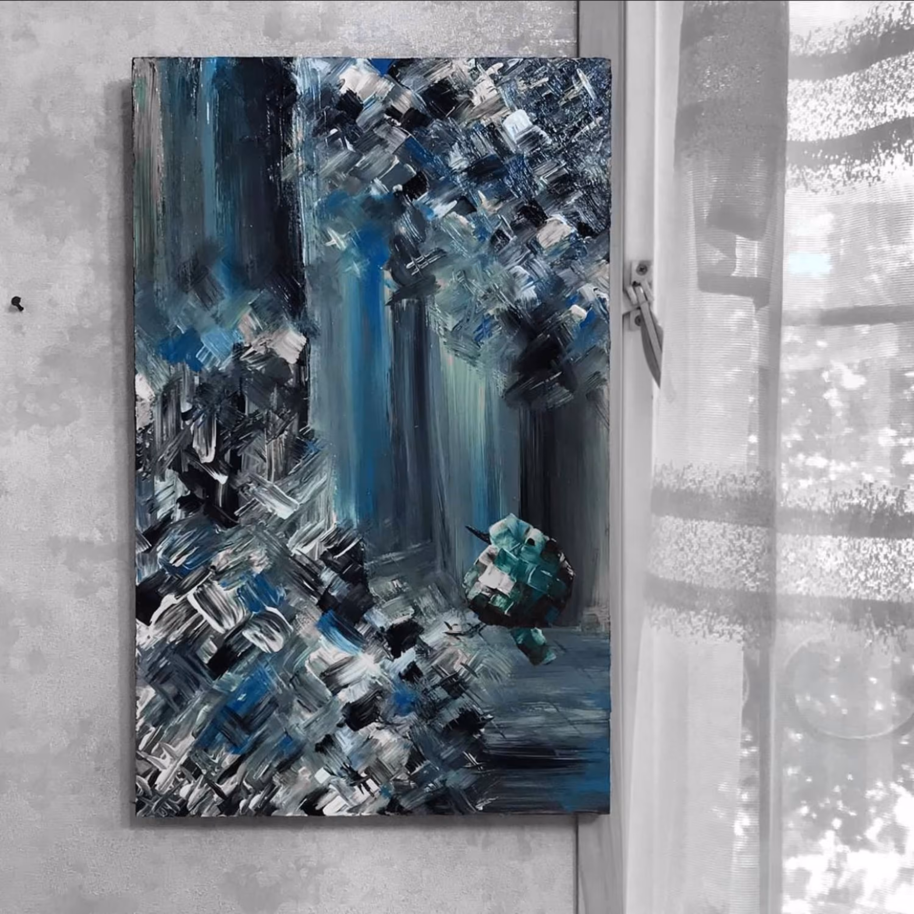 تابلو دیواری اتاقخواب با رنگ اکرلیک ( تک نسخه)