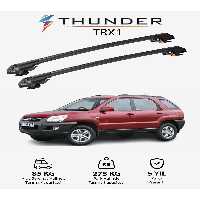 نوار محافظ خودرو مشکی KIA SPORTAGE 2004 2010 TRX1 CARRIER قفل جستجو SEART CARRIT CUILING BAR سیاه Thunder