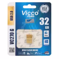 فلش مموری ویکومن مدل VC270 G USB2.0 ظرفیت 32 گیگابایت