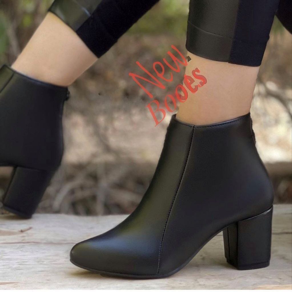 کفش نیم بوت پشت زیپ