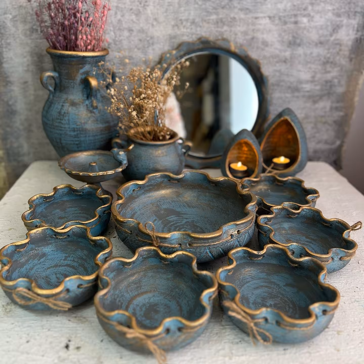 هفت سین پتینه(آبی-کله غازی-طلایی)