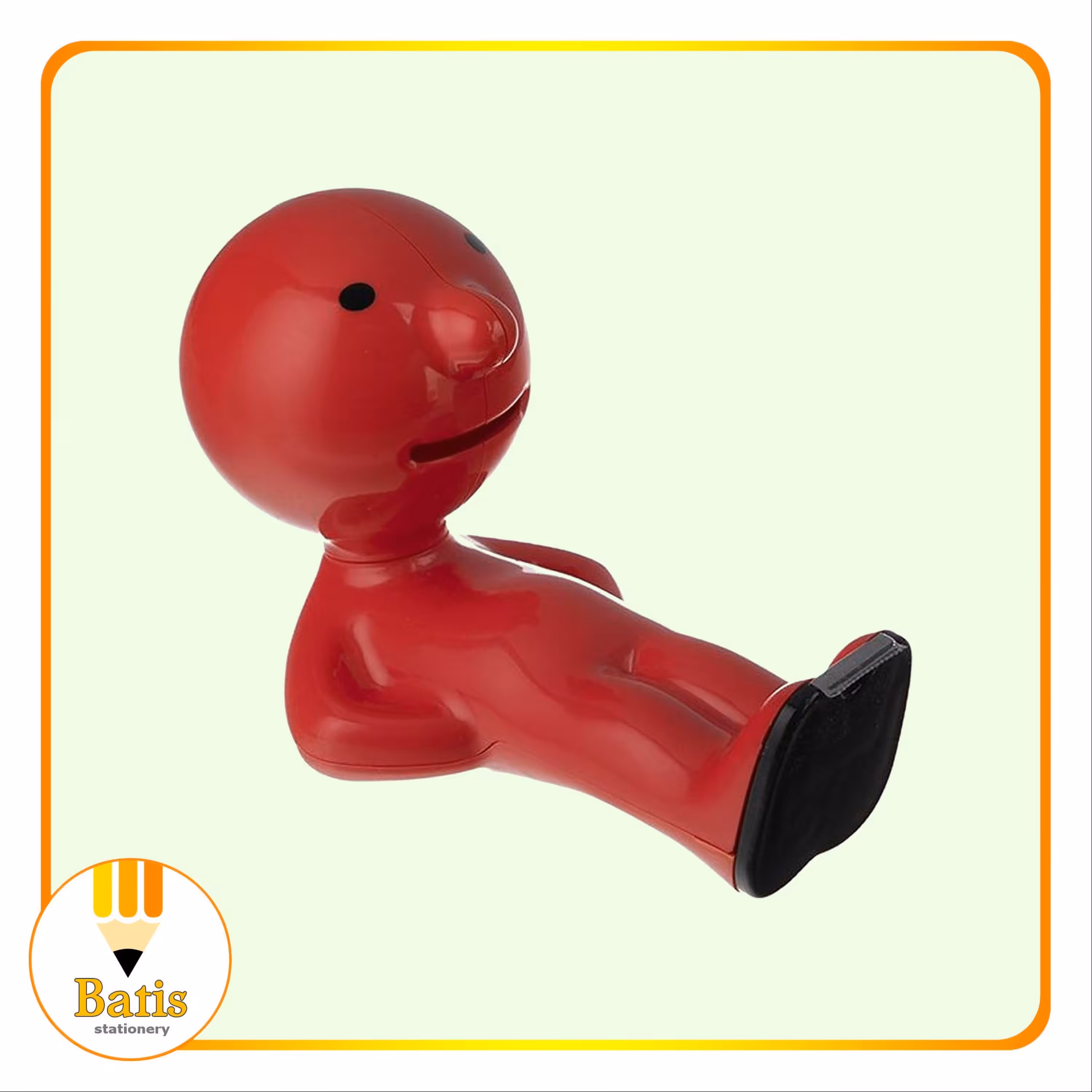 پایه چسب صدف مدل Mr.Small ( آدمکی ) کد ST2030 - رنگ گلبهی