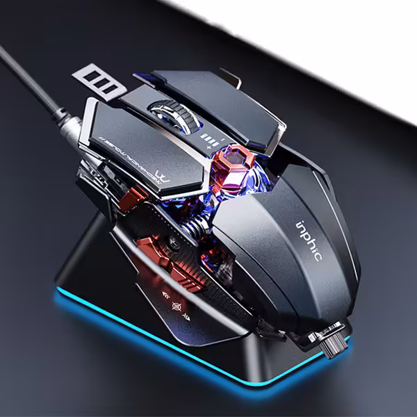 ماوس اینفیک مدل PG6 طوسی