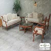 مبل کلاسیک 7 نفره کینگ و رومینا کد 4
