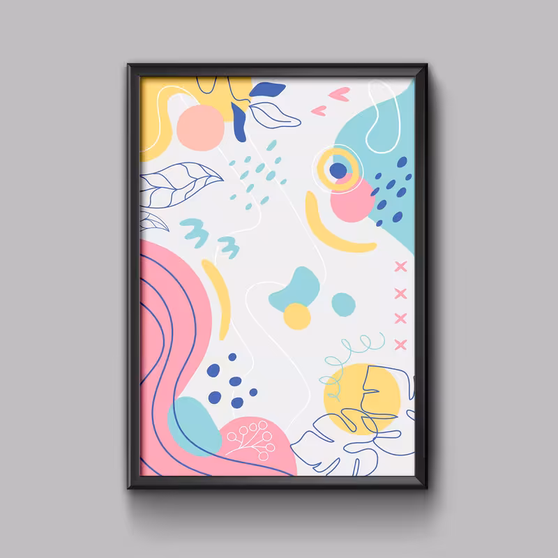 تابلو دکوراتیو مدل  مدرن p0030