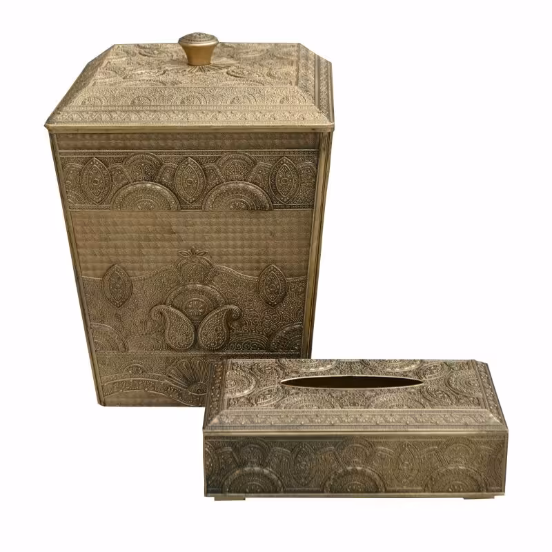 سطل و جادستمال مربع