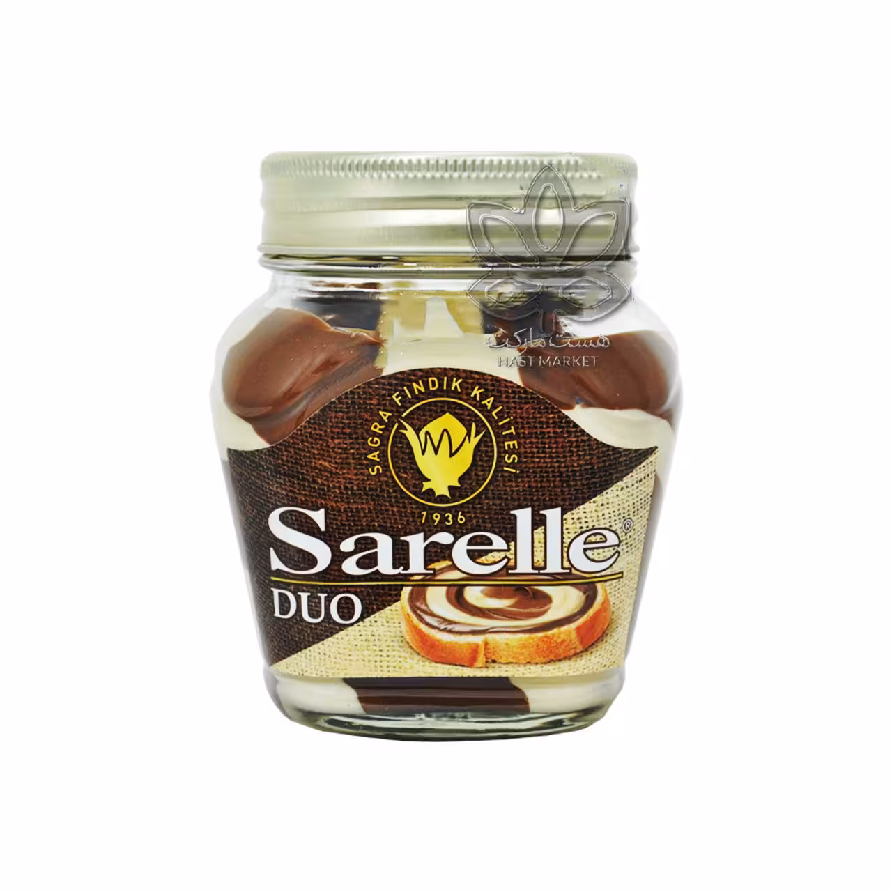 شکلات صبحانه فندقی دو رنگ 350 گرم سارله - sarelle