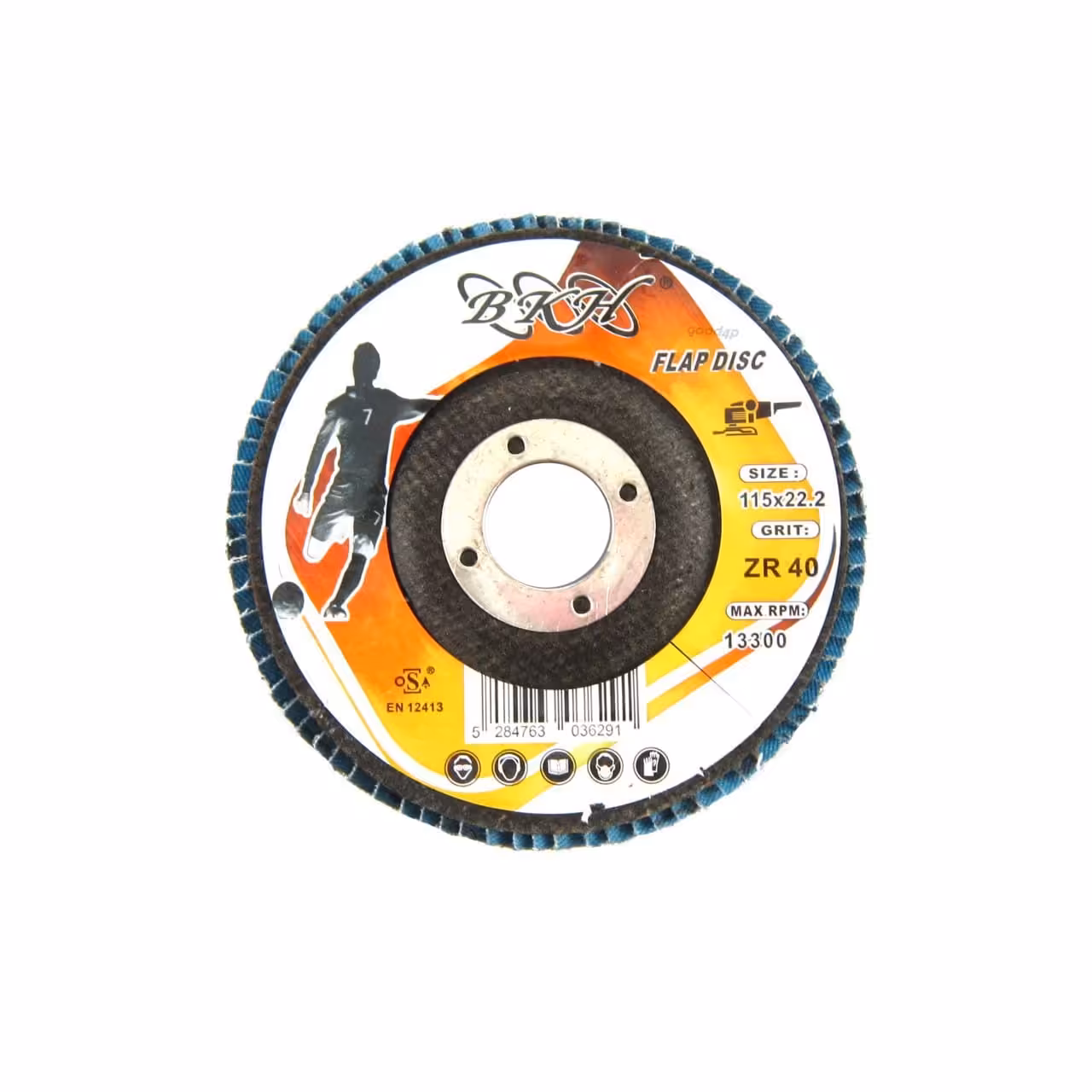 سنباده فلاپ مینی 115 میلی متر مش 40 بی کی اچ