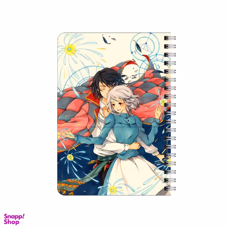 دفترچه یادداشت ۸۰ برگ بامبیلیپ مدل چوبی طرح انیمیشن قلعه ی متحرک هاول کد 7810815