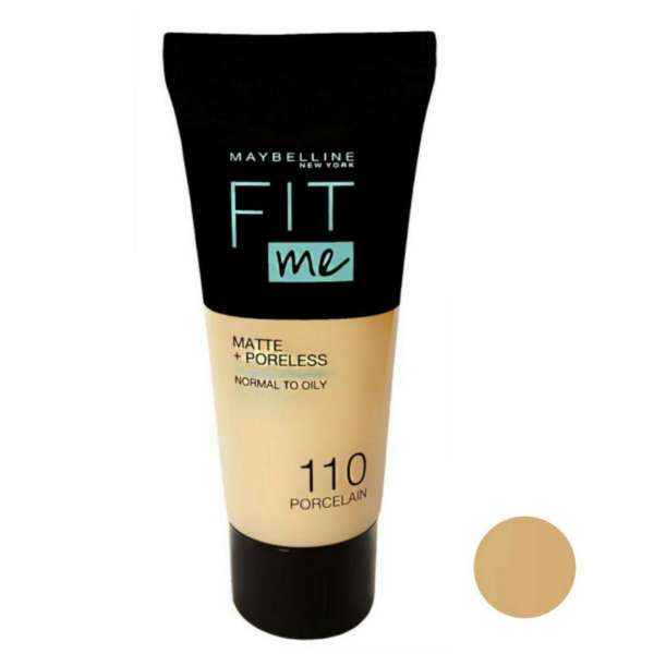 کرم پودر میبلین مدل Fit Me شماره 110
