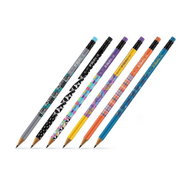 مداد مشکی استورم مدل Stay Inspired کد HL-806 بسته 6 عددی