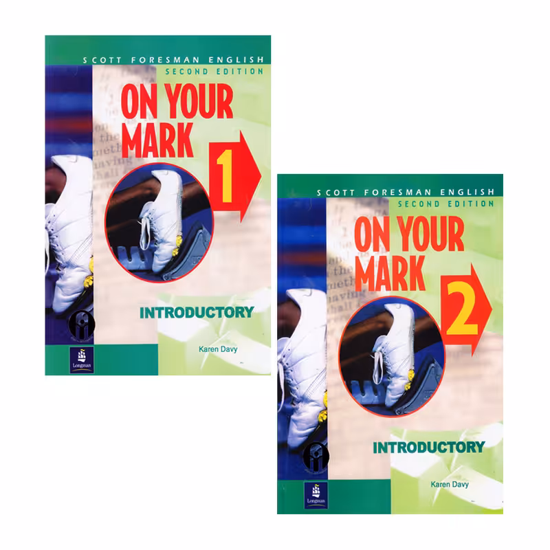 کتاب On Your Mark Introductory اثر Karen Davy انتشارات الوندپویان دو جلدی