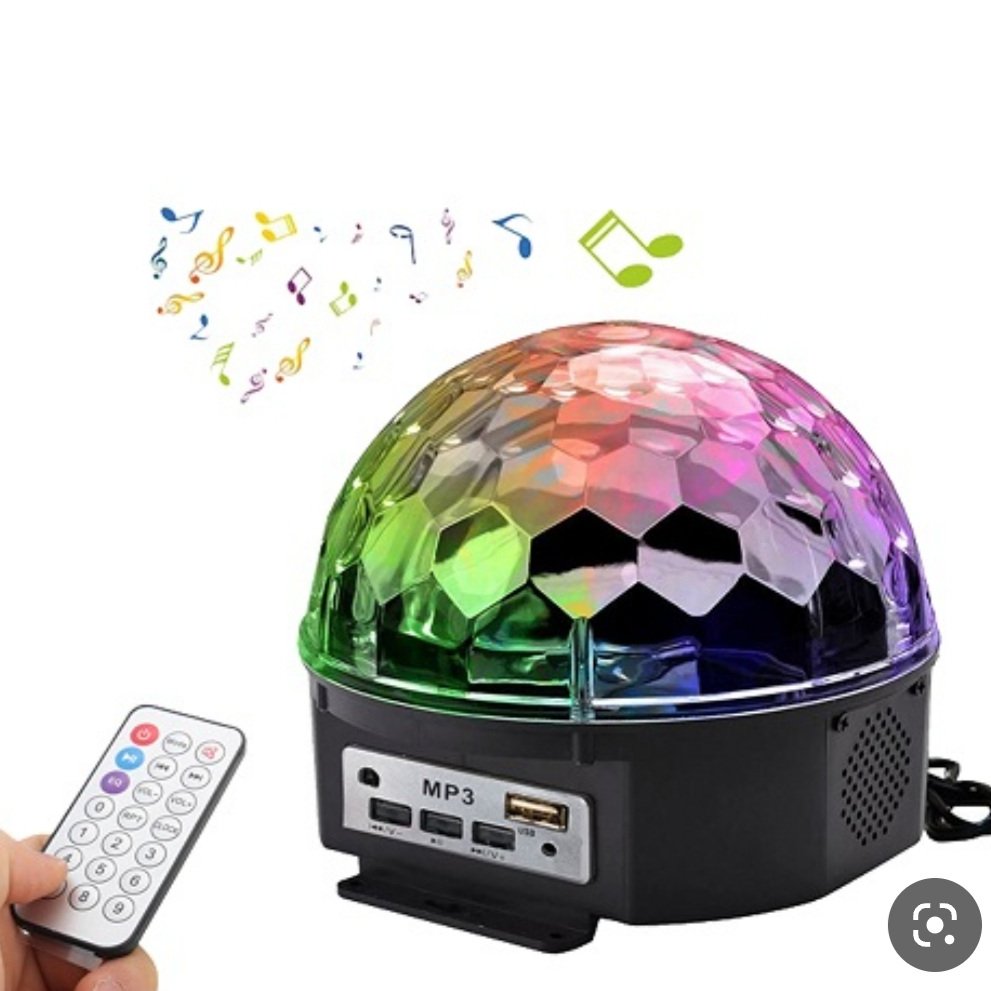 اسپیکر و رقص نور مدل CRISTAL MAGIC BALL