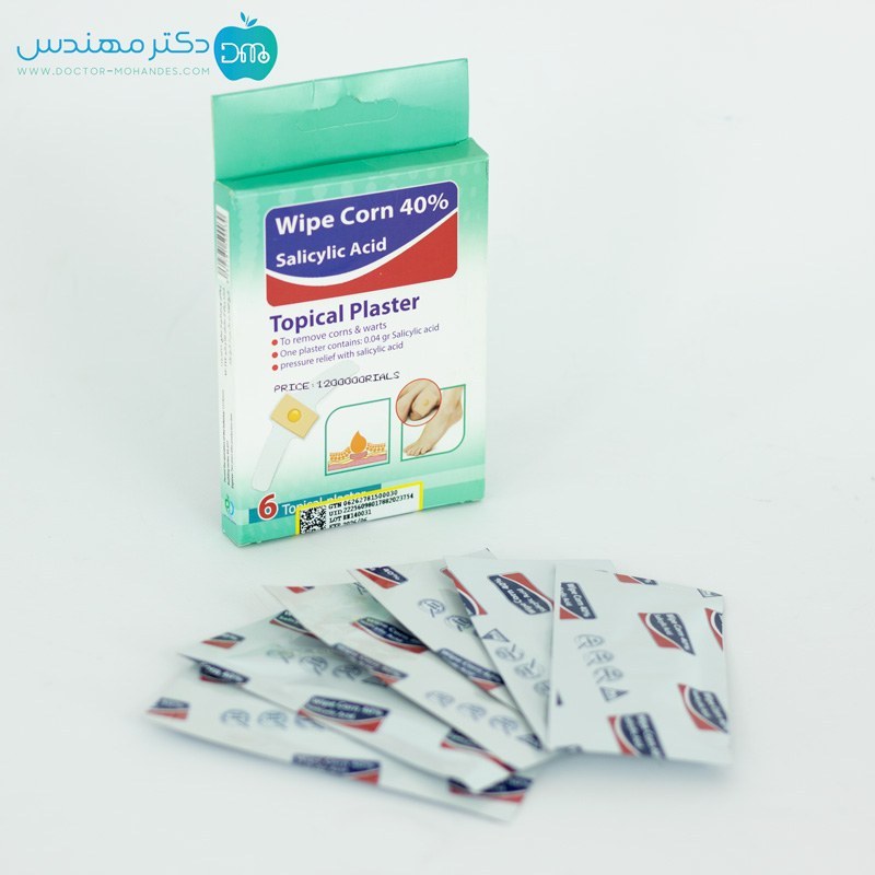 چسب میخچه و زگیل 40 درصد (6 عددی)