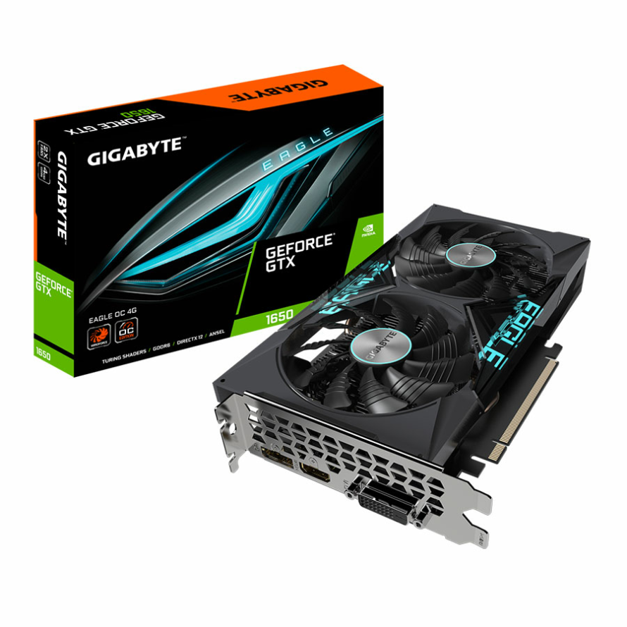 کارت گرافیک گیگابایت GTX 1650 D6 EAGLE OC 4G