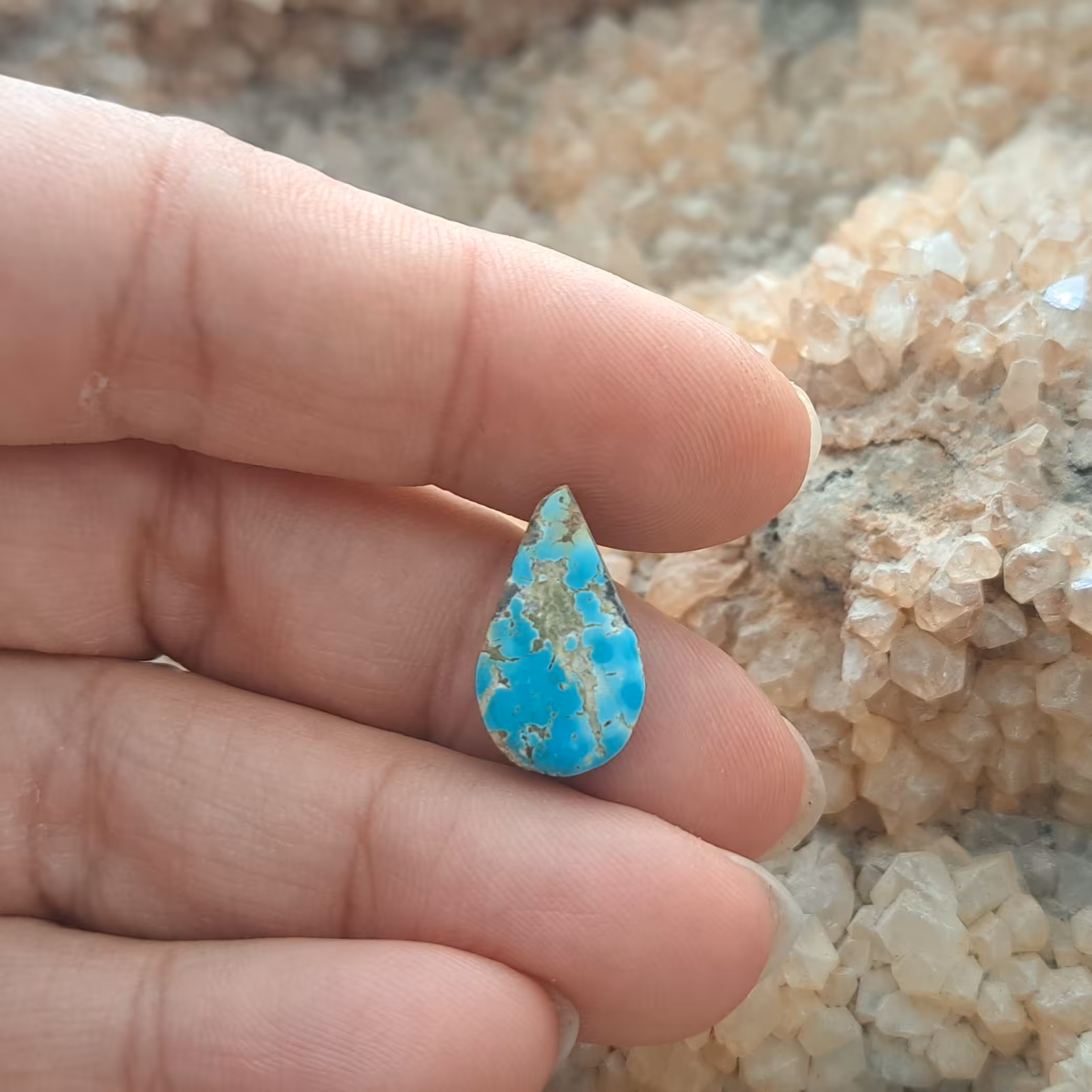 سنگ فیروزه نیشابور  کد 9019