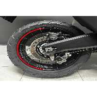 نوار رینگ موتورسیکلت قرمز HONDA X ADV نیمه نیمی از مدل برچسب Dark Wind