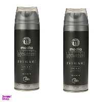 اسپری مردانه مدیا (Media) مدل Bvlgari حجم 200 میلی‌‌لیتر مجموعه 2 عددی