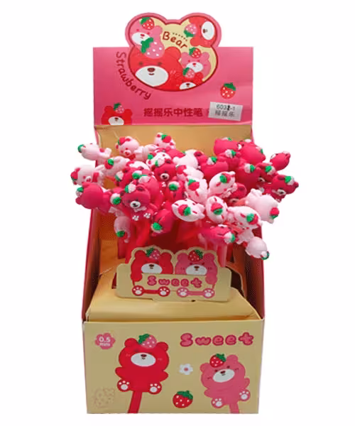 روان نویس فانتزی سیلیکونی خرسی 6031 (48عددی)