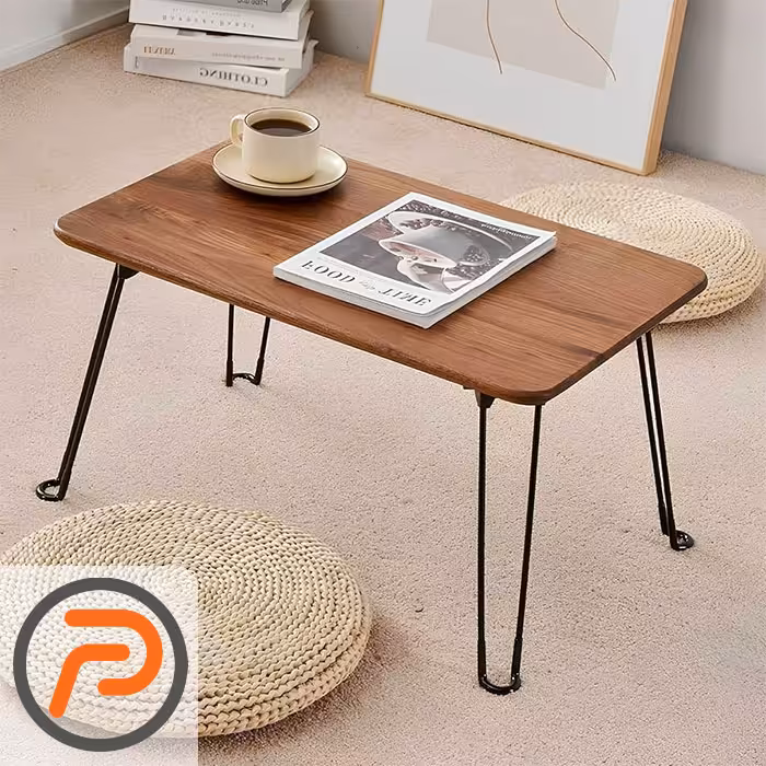 میز تحریر پایه تاشو 45 *60 گردویی