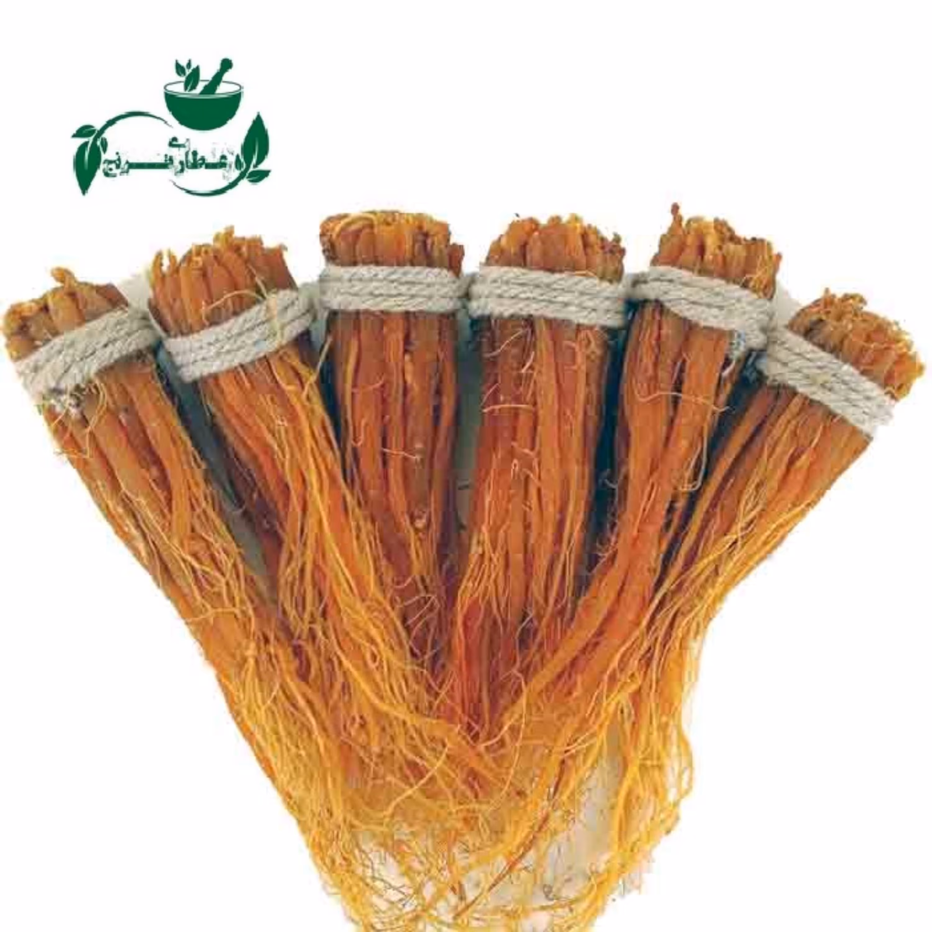 ریشه جنسینگ قرمز کره ای عطاری ترنج در بسته بندی های 50 گرمی به بالا