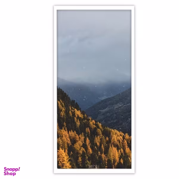 تابلو بکلیت طرح طبیعت پاییزی و جنگل سوزنی مدل W-S3035