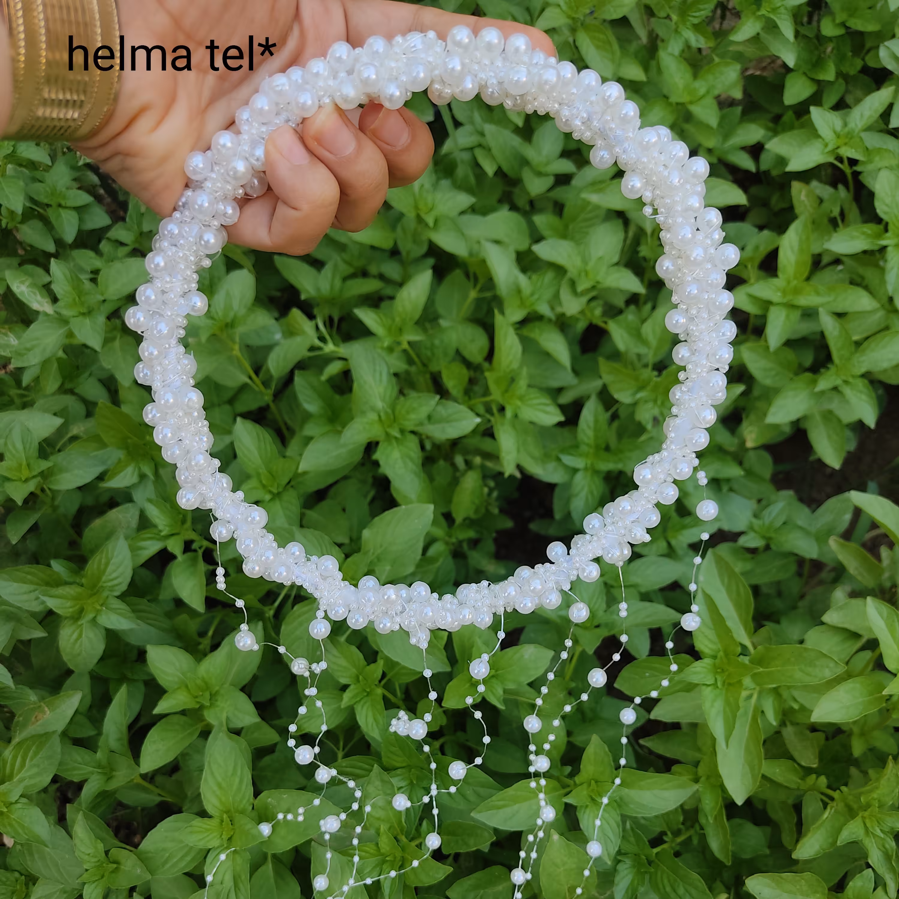 ریسه ی آبشاری با مروارید های شیک 