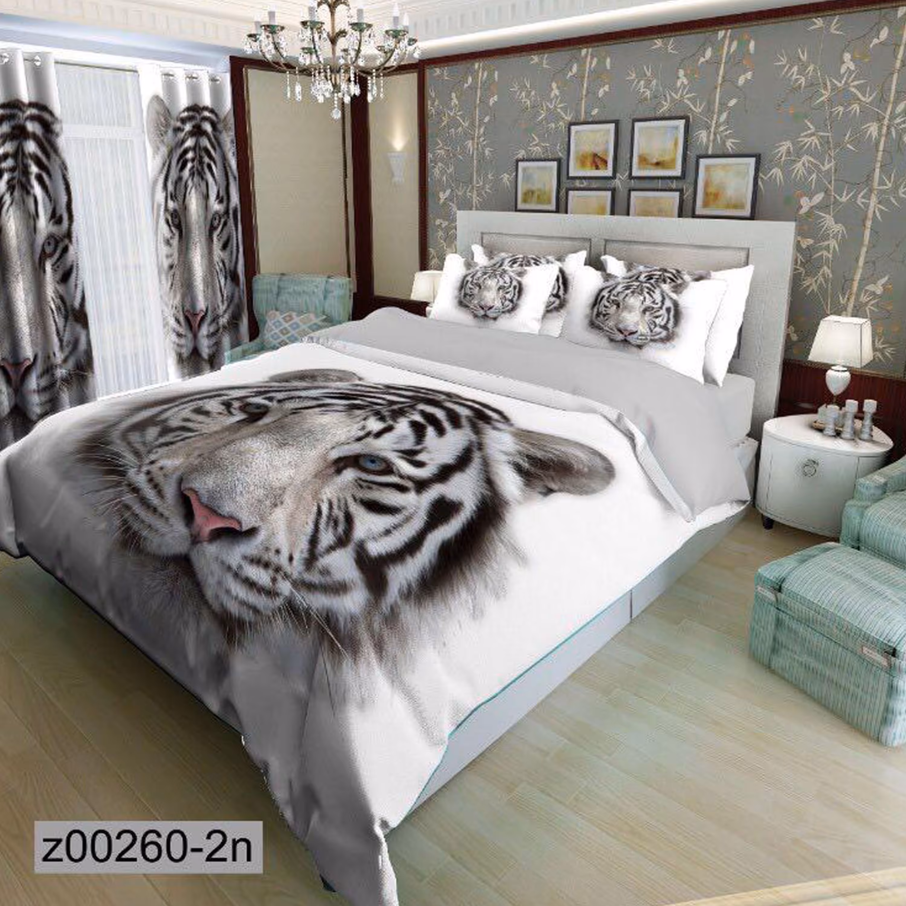 سرویس روتختی 2 نفره تنسل چاپی برندترک لند(Turk Land) z 260