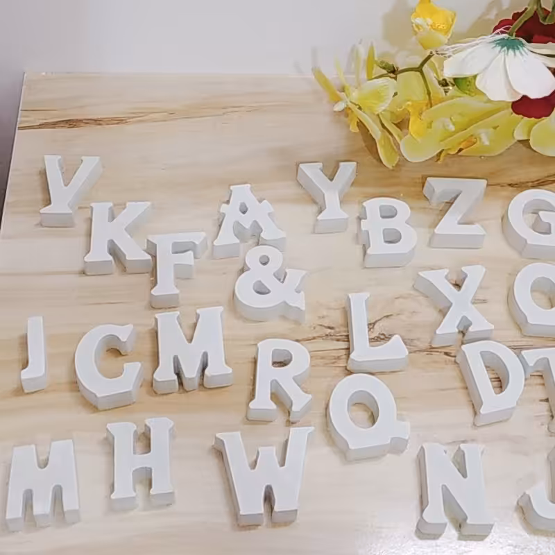 بیس خام حروف انگلیسی رومی سایز بزرگ