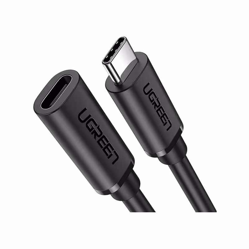 کابل افزایش طول USB-C یوگرین مدل ED008 40574 طول 0.5 متر
