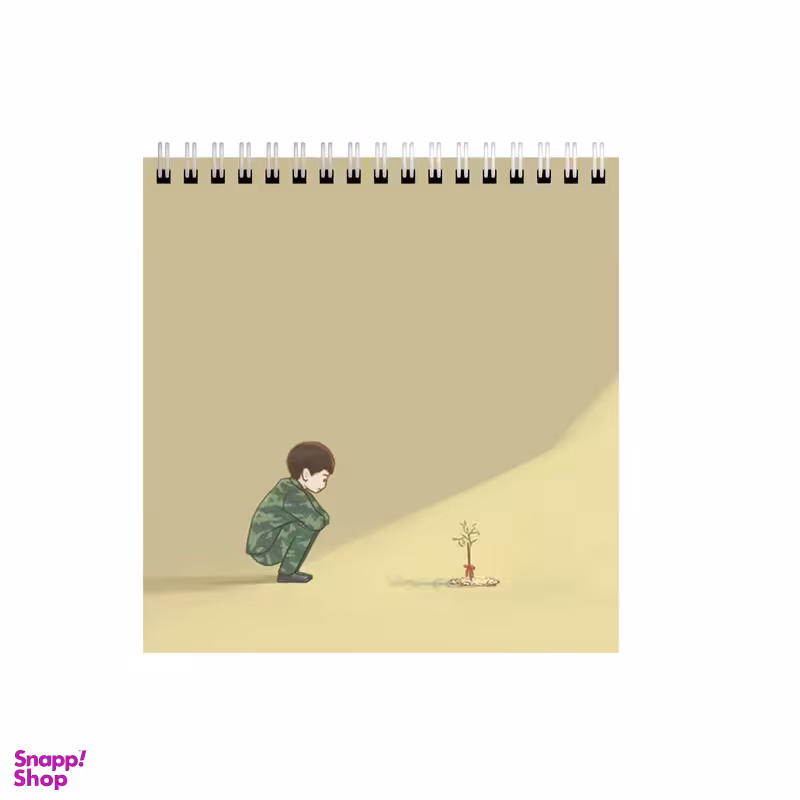 دفتر طراحی ۶۰ برگ طرح فن آرت کره ای  کد 5726163
