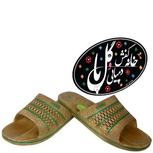 دمپایی مردانه بهراد کاسیو کرم خط یشمی