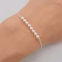 دستبند مرواریدی کد 02